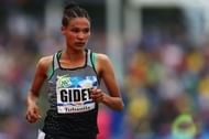 Letesenbet Gidey in action